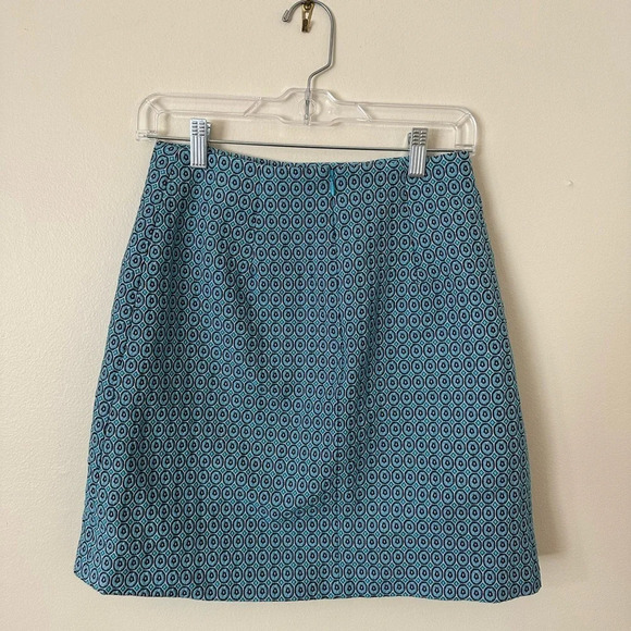 Hutch Blue and Brown Skirt Size 2 - Picture 2 of 4